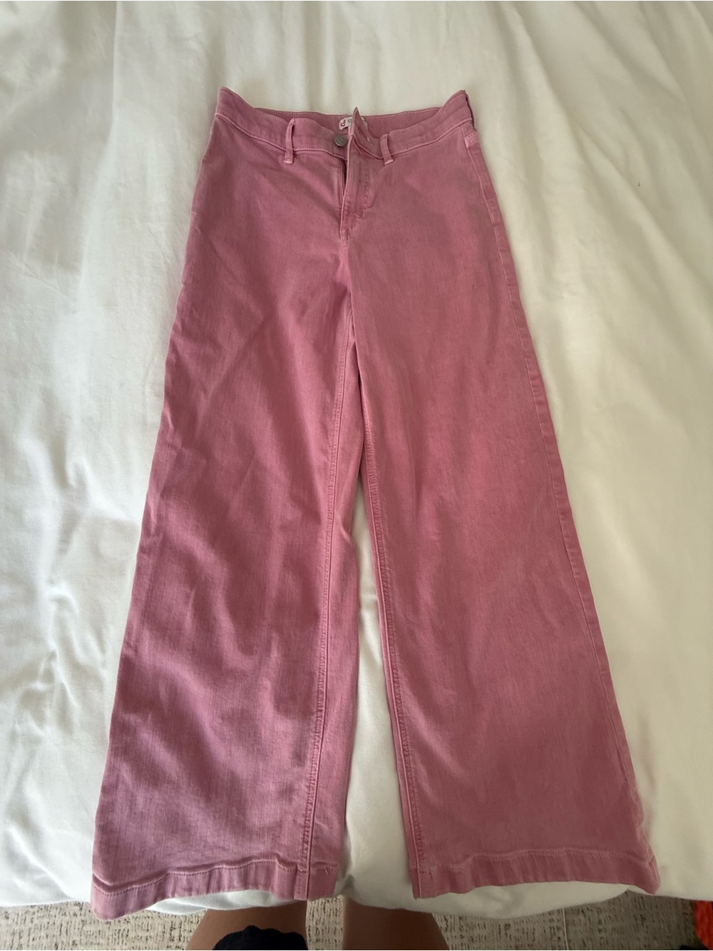 Crewcuts Pink Wide-Leg Kids Jeans